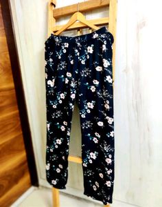 Floral Print Palazzo Pants waist size-28