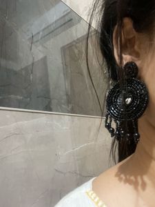 Beaded Black Choker