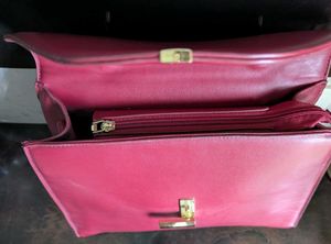 Red/Maroon Imported Handbag With Sling Belt 👜😍❤️