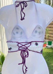 Neelam's Crochet Corner's Crochet Bralette Top Backless