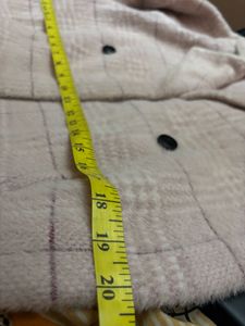 Premium women's double-breasted plaid overcoat