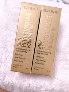 Swiss Beauty Liquid Dewy Foundation Pack of 2