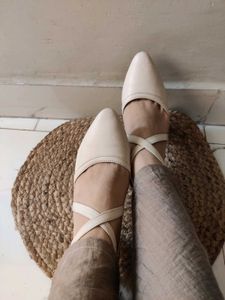 Elegant Nude Strappy Heels