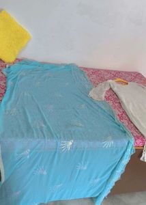 White full pakistani Sequined Kurta and dupatta on