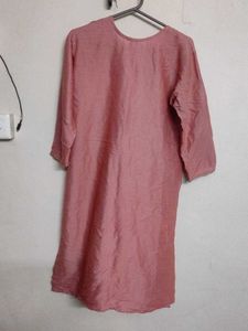 Pink Sequined Kurta