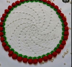 Crocheted Floral Doily