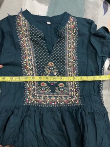 Teal  Kurta worn twice