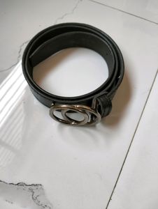 Black Leather Belt