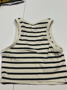 Striped Ribbed Tank Top