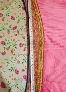 Garba/Dandiya..Pink&amp; Blue Embroidered lehnga