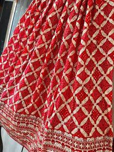 Amazing Full Flered Bandhni Lehenga Choli