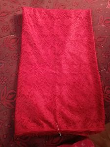 Red Lace Fabric