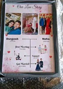Our Love Story Photo Frame..