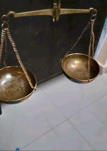 Vintage Brass Balance Scale