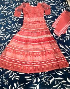 Designer Red Lehenga Choli Set