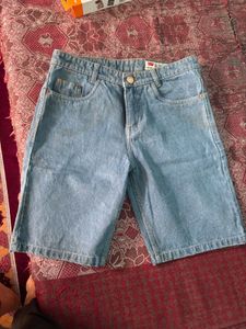 Light Wash Denim Shorts