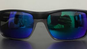 Sports Blue Mirrored Sunglasses
