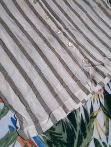 Striped Button-Down Shirt