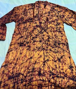 Womens Boho Batik Print kurta