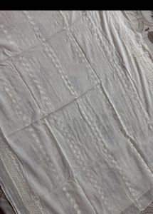 Pure White Hakoba dupatta