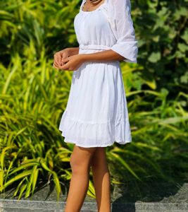 Chic White Summer Dress