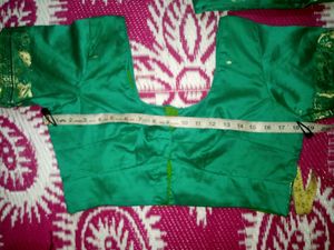 Emerald Green &amp; Gold Sari