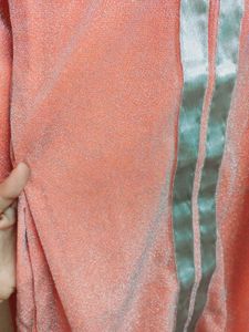 Sparkly Peach Kurta