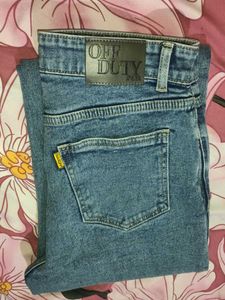 off duty Blue straight fit Jeans