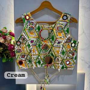 Designer Embellished Blue Blouse