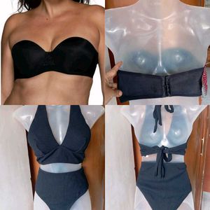 Chic Bikini Top with Embellishments