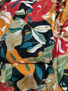 Vibrant Floral Print Maxi Dress