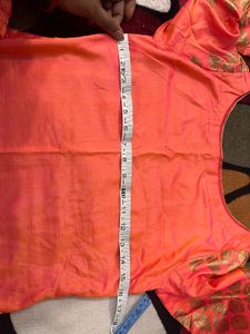 New Banarsi Silk 2 Pcs Kurti Pant Set