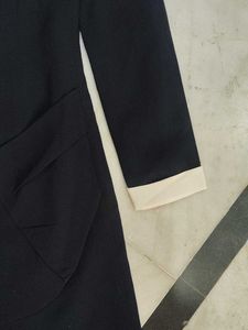 Korean Navy Blue one piece dress (winter)