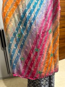 Elegant Multicolor Saree magical fully party wear