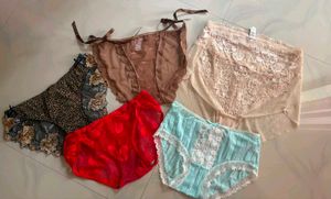 Lace & Floral Briefs Bundle pack of 5