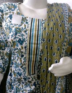 Floral Print Kurta Set with Dupatta