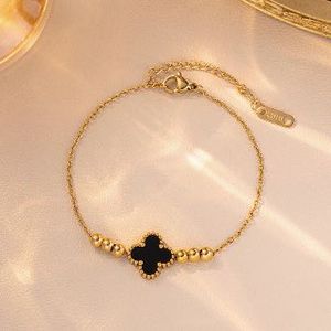 Elegant Clover Charm Bracelet