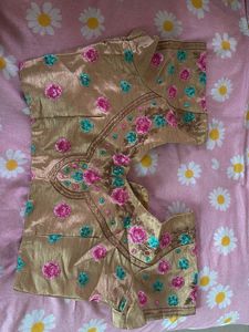 Embellished Silk Blend Blouse