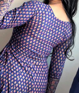 Elegant Patterned Ethnic anarkali dress