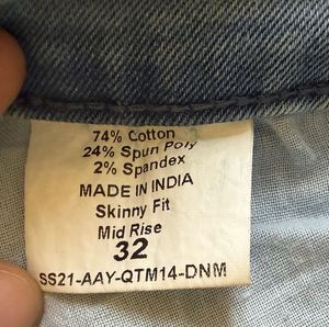 All About You Blue Skinny Fit Jeans