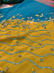 Designer Embroidered Saree