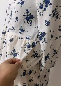 Floral Print Babydoll Dress
