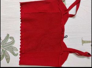 ZARA Red Knit cami top