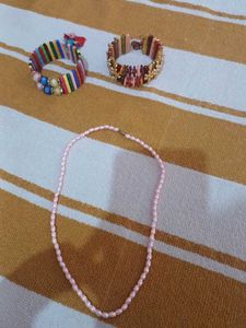 New Neck Chain And 2 Bracelets Combo