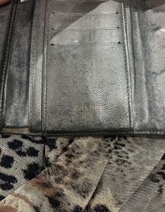 RARE Chanel Lucky Charms Silver Quilted Wallet
