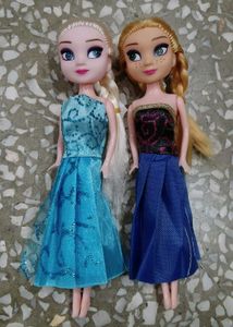 mini Elsa & Anna Dolls