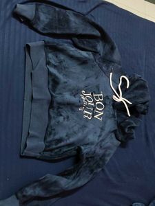 Blue 'Bon Jour Paris' Hoodie