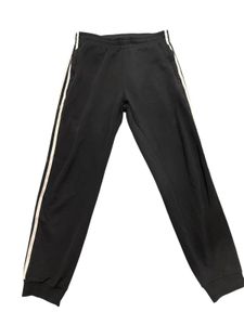 Xtep Black Joggers with White Stripes