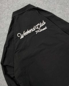 Coach 714 Street Embroidery Snap Button Jacket