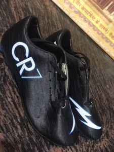 Black CR7 Soccer Cleats
